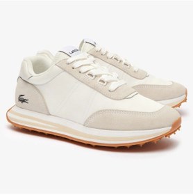 Resim Lacoste L-spin Leather Womens Sneaker Hakiki Deri Kadın Günlük Spor Ayakkabı Krem Krem 