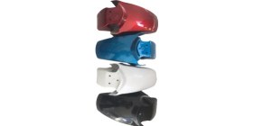 Resim Alkan E-Bike Ön Çamurluk Geniş Elektrikli Bisiklet Ön Çamurluk Kırmızı 