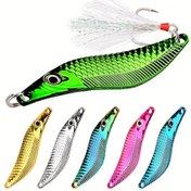 Resim 1 adet 7g-20g Metal VIB Spinnerbait Treble Hook ile - Vibrant Green & Black Çinko Alaşımlı Balık Yemi için Tuzlu Su Trolling, Alt Eylem Yemi, Balıkçılık Malzemeleri|Titreşimli Yem|Dayanıklı Çinko Alaşımlı 