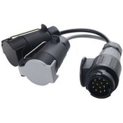 Resim Wondernest Vc1014 13p-7p Römork Konnektör Kablosu Araç Priz Dönüştürücü Fiş Ab Tak Diğer 