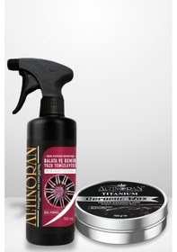 Resim Profesyonel Derin Temizlik Ve Uzun Süreli Koruma Seti Ph Nötr Demir Tozu Sökücü 500ml + Titanium Seramik Wax 100gr 