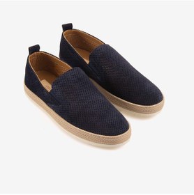 Resim Kemal Tanca Andrea Giovanni Erkek Kauçuk Taban Süet Perfore Casual Loafer 5187 Lacivert 