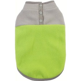 Resim Awesomestore Yeşil Xl Küçük Köpek Kıyafetleri: Fransız Bulldog, Pug, Yavru Köpek Kışlık Sweatshirt Ve Terrier, Corgi Takımları 