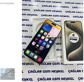 Resim Apple iPhone 15 Pro Max İkinci El YD | 256 GB | Natürel Titanyum 