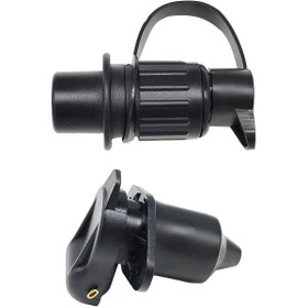 Resim Römork Fişi ve Soket Prizi Takım Ürün 3 Pin 12V Terminalli N Tip (3 Yollu Römork Fiş ve Priz Soket) 