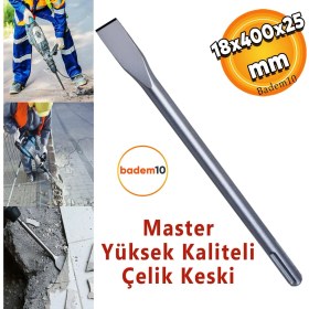 Resim Master Sds Max Geniş Ağızlı Keski 18 mm x 400 mm x 25 mm 