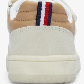 Resim Tommy Hilfiger Low Cut Lace Up Velcro Bebek Bej Spor Ayakkabı 