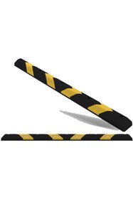 Resim Hayat Trafik Plastik Oto Park Araç Stoperi 190 cm Siyah-Sarı 10'lu Set 