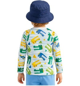 Resim Denokids Uv Korumalı Timsah Erkek Çocuk Mayo T-shirt Renkli 