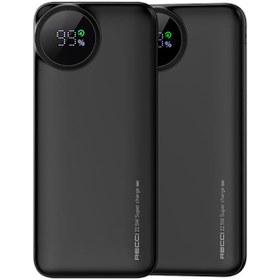 Resim Recci RPB-P48 PD 20W Dijital LED Göstergeli Hızlı Şarj Özellikli Taşınabilir Powerbank 22.5W 10000mAh - Krem 