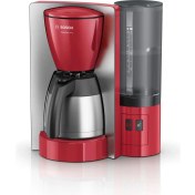 Resim Bosch 50 Hz / 60 Hz TKA6A684 Filtre Kahve Makinesi Comfortline Kırmızı Çelik Filtre Kahve Makineleri F 2- 