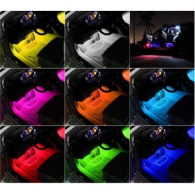 Resim AYAK ALTI LED RGB 12 LEDLİ SESE DUARLI LED 