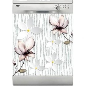 Resim Makinesi Sticker Kaplama Beyaz Eşya Kaplama Gölge Çiçekler 