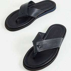 Resim Tamer Tanca Erkek Hakiki Deri Lacivert Parmak Arası Terlik 537 582 Erk Trlk Y23 Lacı Floter Lacivert 