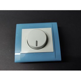 Resim Makel Defne Dimmer Pastel Mavi Çerçeveli 