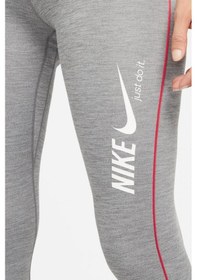 Resim Nike One Dri Fit Training Printed Grey Leggings Toparlayıcı 2 Iç Cepli Gri Tayt Gri 