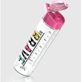 Resim Renga Juno Brave Desen 630 Ml Tritan Matara 912088 Fuşya-pudra Fuşya 