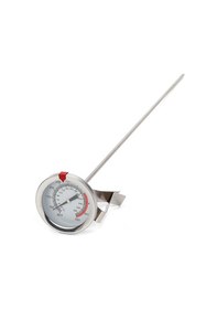 Resim Sones Kızartma, Pişirme, Hindi, Yiyecek, Süt İçin Tencere Klipsli 20cm Uzun Saplı Paslanmaz Çelik Termometre 