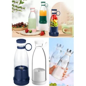Resim Mediterian Taşınabilir Mini Elektrikli USB Şarj Edilebilir Meyve Sıkacağı 