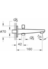 Resim Roca Artema Solid S A42541 El Duşlu Çıkış Ucu 