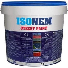 Resim İsonem Street Paint Asfalt Ve Beton Zemin Boyası 10 Kg Diğer 