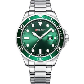 Resim Yifomall Curren 8388 Erkek Kol Saati - Klasik Kuartz, Luminöz Gündelik Takvimli, 3atm Su Geçirmez, Yeşil Gösterge Paneli Ve Beyaz Kasa Çok Renkli 