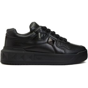 Resim Valentino Garavani One Stud Black Sneaker Siyah 