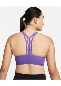 Resim Nike Dri-fıt Adv Indy Hafif Destekli Dolgulu Askılı Kadın Spor Sütyeni Mor 