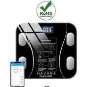 Resim SepetBudur Tartı Baskül Dijital Elektronik Tartı Vücut Analiz Cihazı Akıllı Banyo Wife Akıllı Yağ Ölçer 