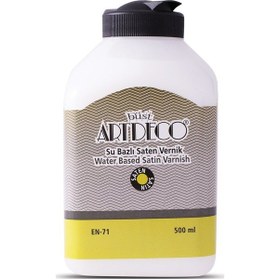 Resim Artdeco Su Bazlı Saten Vernik 500 Ml 
