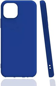 Resim Zore Apple ile uyumlu iPhone 13 Kılıf Zore Biye Silikon Mavi 