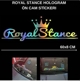 Resim Royal Stance Hologram Ön Cam Sticker 