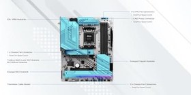 Resim ASRock X870 PRO RS WIFI ATX Anakart, AMD AM5 Ryzen 9000 ve 8000, DDR5, 5x M.2 SSD, 4K 120Hz, AMD Expo, USB Type C, WiFi 7 