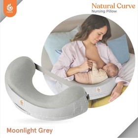 Resim Ergobaby Natural Curve Emzirme Yastığı (moonlight grey) 