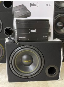 Resim Forx 30cm İkili Set Subwoofer 1200watt 300rms Mobas 4kanallı Anfi 