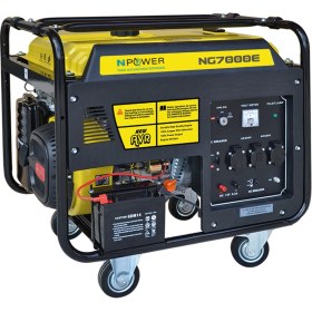 Resim NPower 7 kVA Monofaze Portatif Benzinli Jeneratör NG7000E 