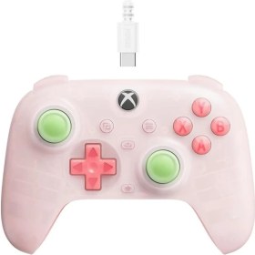 Resim 8bitdo Ultimate Mini Kablolu Hall Effect Controller Xbox Series x Series S - 0ne & Windows Pc Transparan Pembe 