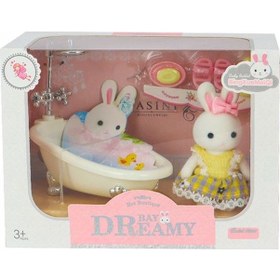 Resim Bay Dreamy Mini Tavşan Aksesuarlı Banyo Seti 