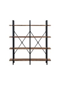 Resim Umutpark Umutpark Umuthomedesing Metal Ahşap Duble Kitaplık. 