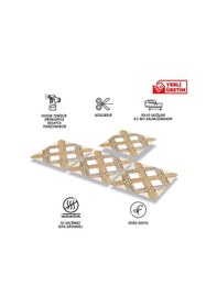 Resim Tink Kendinden Yapışkanlı Ahşap 016 Desenli Pvc Karo 30x30 Cm 