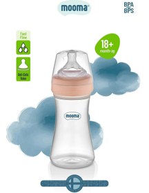 Resim Mooma Biberon 250 Ml 18+ Ay Hızlı Akış - Pembe - Pembe / Standart 