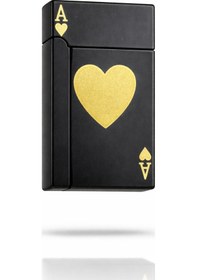 Resim Limited Edition Serisi Premium İskambil Poker Kartları Tasarımlı Çakmak-özel Çakmak Kutusu Gri 