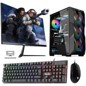 Resim İzoly Entei X i3-12100F 16 GB 512 GB M.2 NVMe RX 580 24" Free Dos Masaüstü Oyuncu Bilgisayarı 