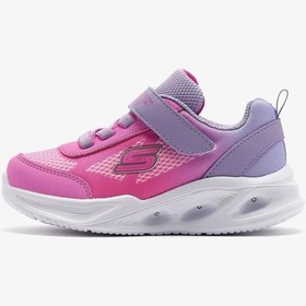 Resim Skechers Skechers Sola Glow Ombre Deluxe Çocuk Spor Ayakkabı 303714n Mor 