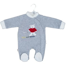 Resim Flexi Patikli Bebek Tulumu 247193 Gri 