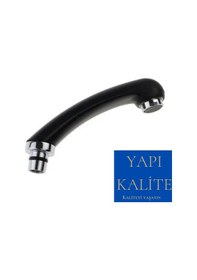 Resim Üniversal Ankastre Lüx Berber Bataryası El Duşu Siyah 