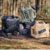 Resim URBANWAVE 12.11 L Taşınabilir Musluklu Su Tankı - BPA İçermez, Askeri Yeşil, Kamp ve Yürüyüş için İdeal, Dayanıklı & Sızdırmaz, Acil Su Depolama, Çok Amaçlı Dış Mekan 