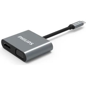 Resim Philips Type-C HDMI VGA USB Dönüştürücü Adaptör 