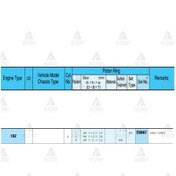 Resim Segman Yarıs 99-01 1.0 / 69.00mm / 1szfe / Std Takım 28067-std 