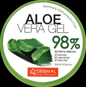 Resim Dermal %98 Aloe Vera Jel Saç,cilt Ve Vücut Için Nemlendirici Ve Yatıştırıcı 300 ml 